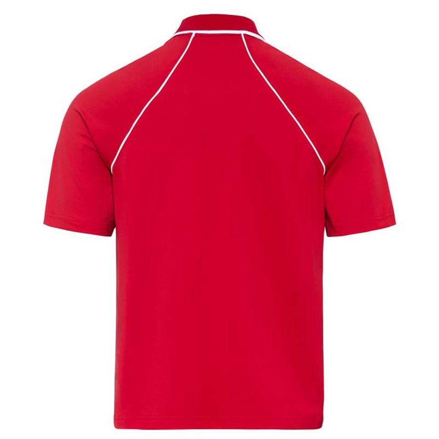 Vetements Golfino Polos | Polo Elastique Red Homme