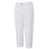 Vetements Ping Pantalons | Pantalon Verity Crop White Femme