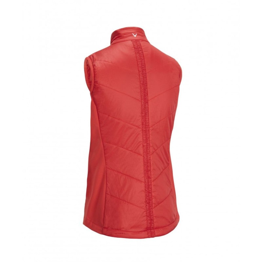 Vetements Callaway Golf Veste Et Coupe-Vent | Veste Primaloft Quilted Cgvfb0Q9 H3 True Red/609 Femme