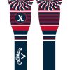 Accessoires & Montres Callaway Golf Couvre-Clubs | Couvre Club Hybride Pompom Navy Red White