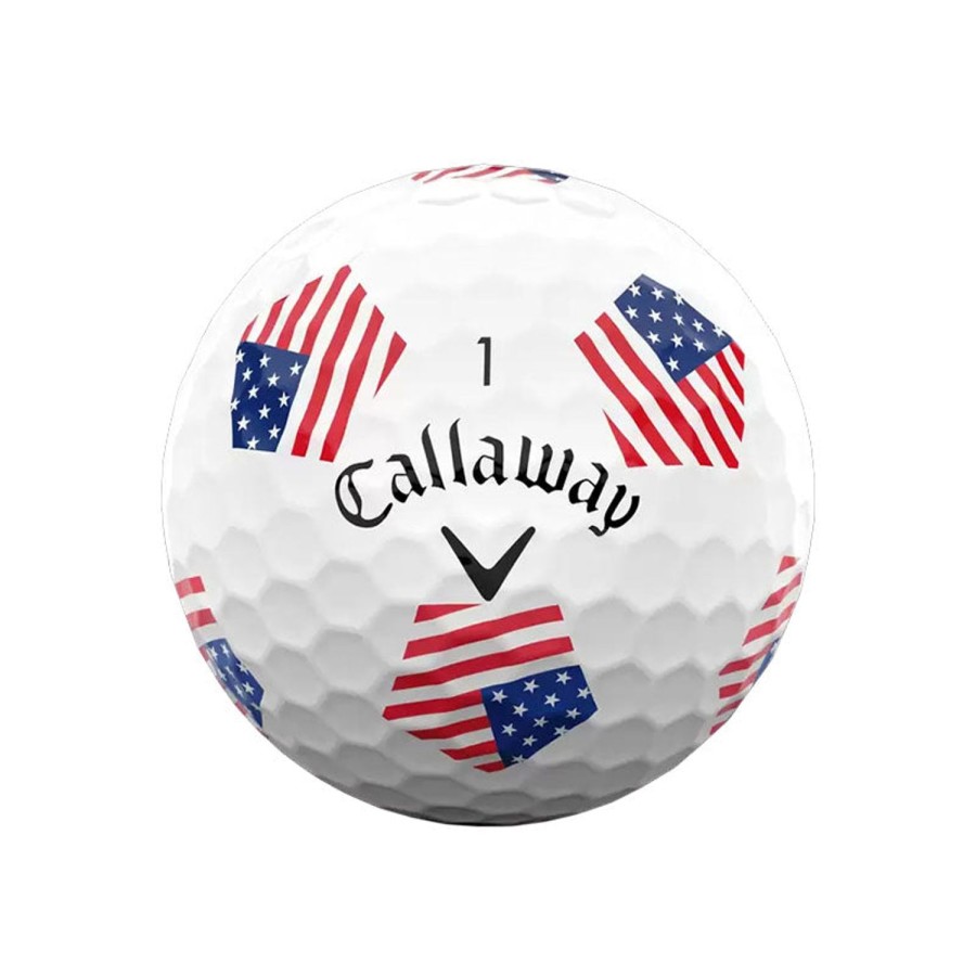 Balles Callaway Golf Balles De Golf Callaway | 12 Balles De Golf Chrome Soft Truvis Team Usa