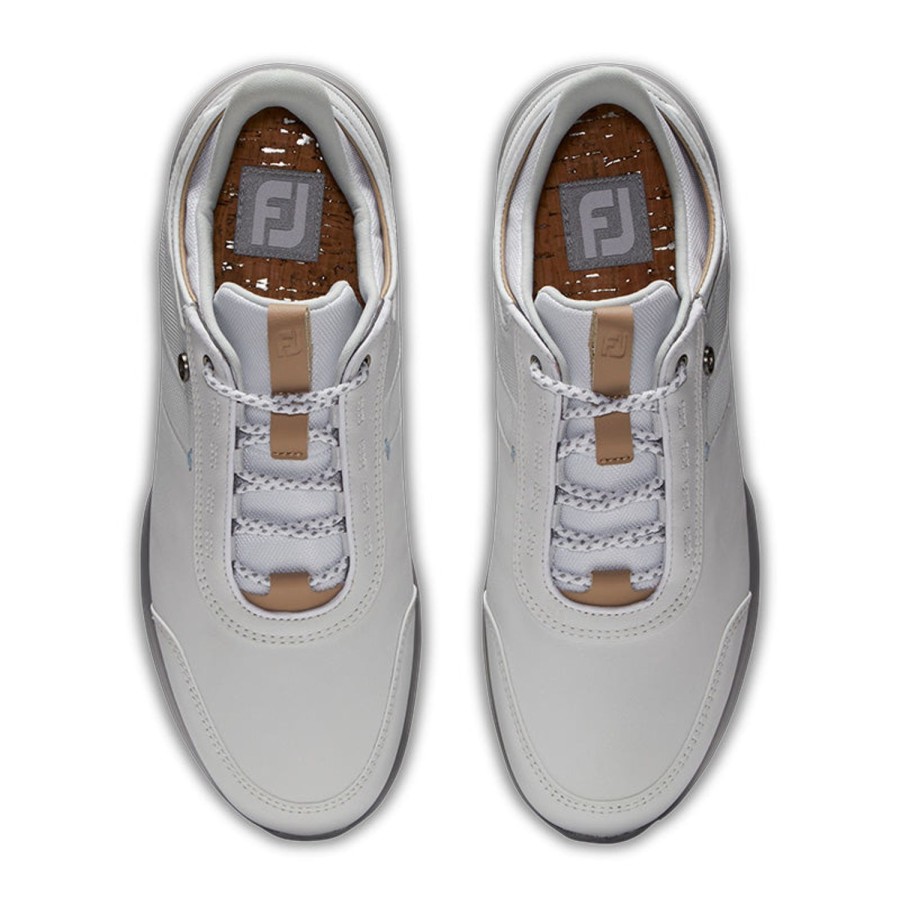 Chaussures FootJoy Chaussures De Golf Femme | Fj Stratos 90111 White Femme