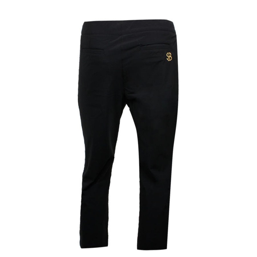 Vetements Chiberta Pantalons | Pantacourt Gibson E2 Noir/99 Femme