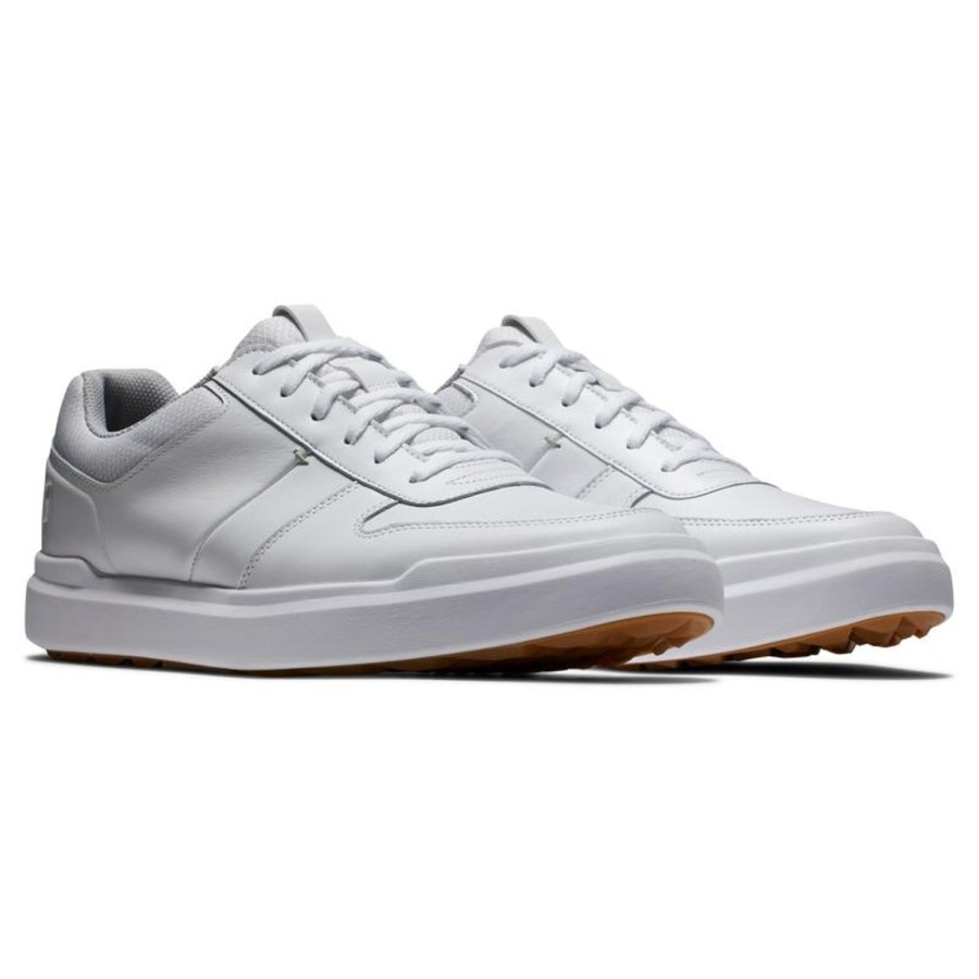 Chaussures FootJoy Chaussures De Golf Homme | Contour Casual 54370 Blanc Homme