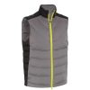 Vetements Callaway Golf Vestes Et Coupe-Vent | Gilet Matelasse Sans Manche Grey Yellow Homme