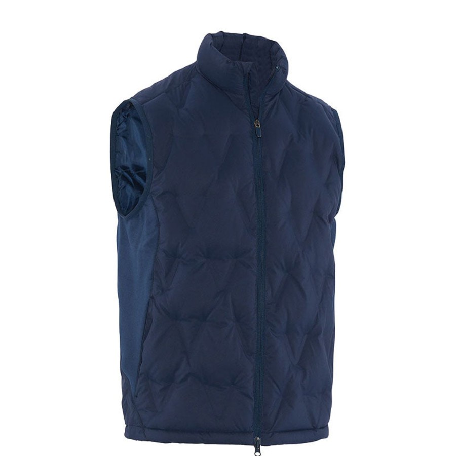 Vetements Callaway Golf Vestes Et Coupe-Vent | Gilet Matelasse Matelasse Navy Homme