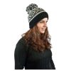 Vetements La Maison de L'Alpaga Bonnets Et Echarpes | Bonnet Alpaga Ritti 134 Noir/Blanc Femme