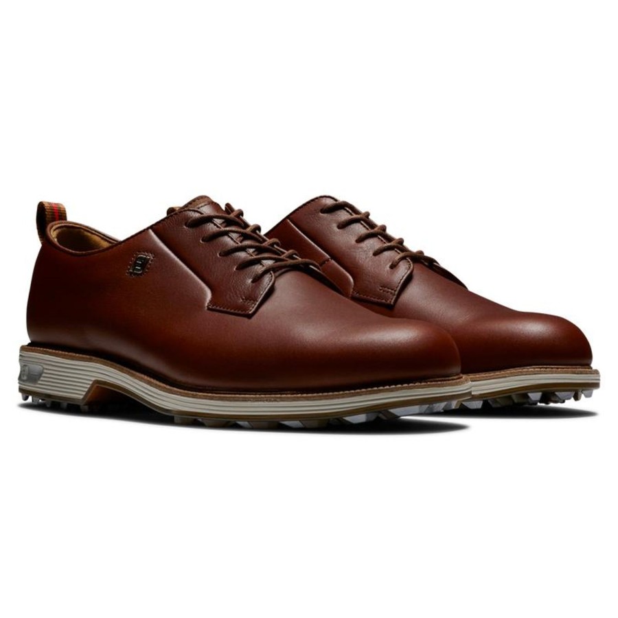 Chaussures FootJoy Chaussures De Golf Homme | Premiere Series Field 53987 Brown Homme