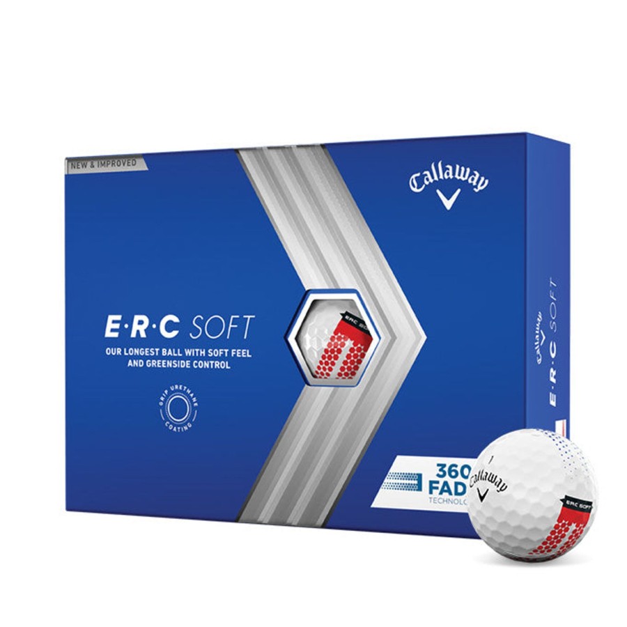 Balles Callaway Golf Balles De Golf Callaway | 12 Balles De Golf Erc Soft 360 Fade