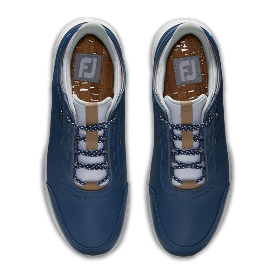 Chaussures FootJoy Chaussures De Golf Femme | Fj Stratos 90112 Marine Femme