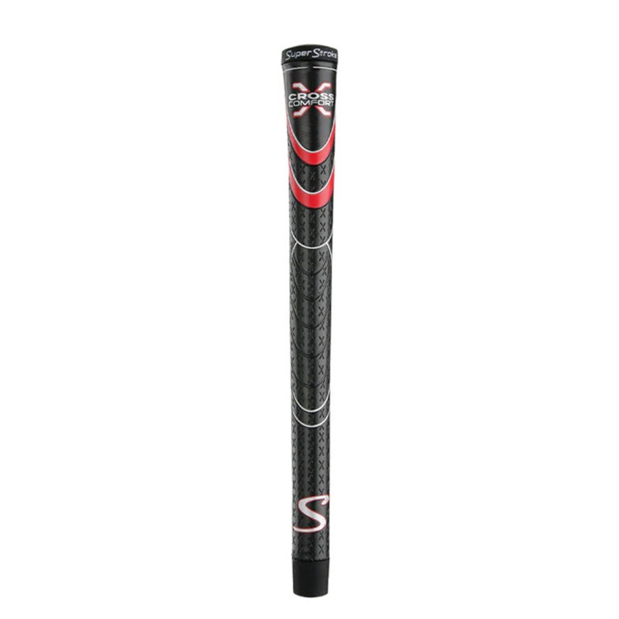 Atelier Super Stroke Grips | Grip X Cross Comfort Black Red