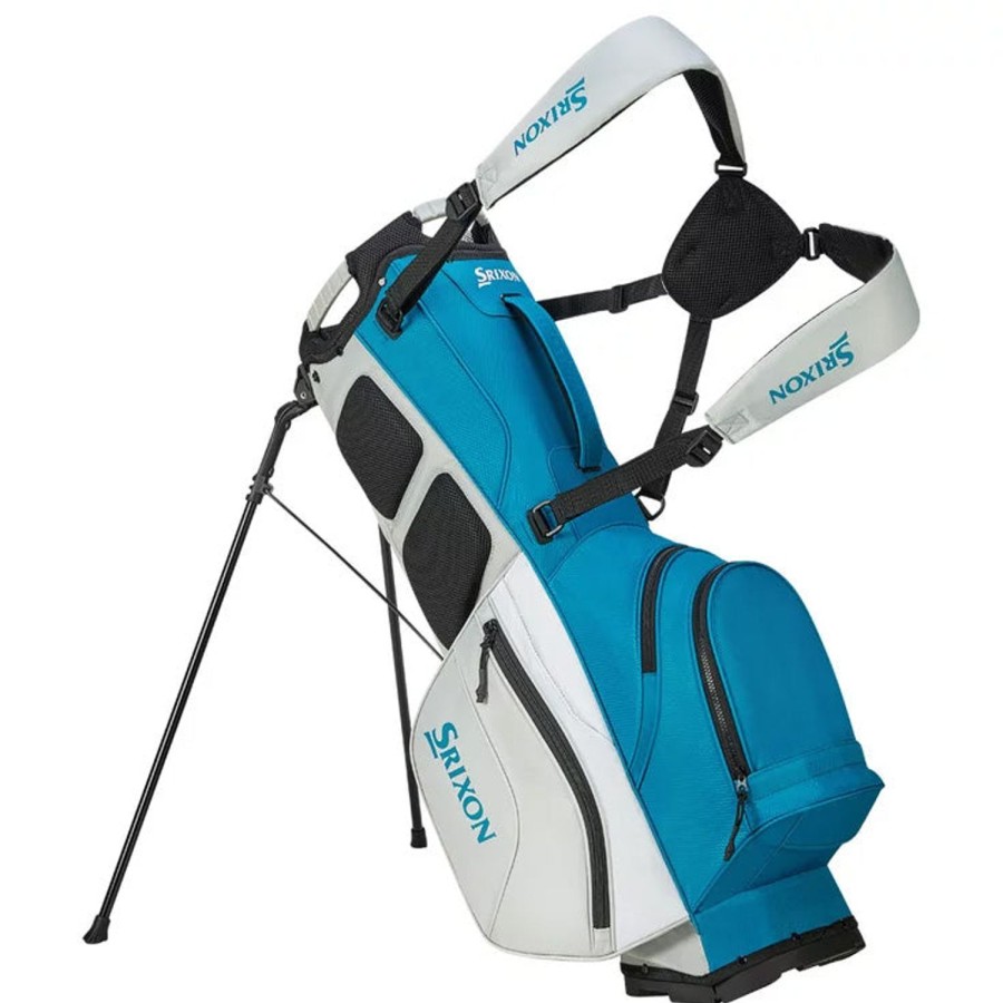 Sacs Srixon Sacs De Golf Trepied | Sac Trepied Premium Aqua Blue White