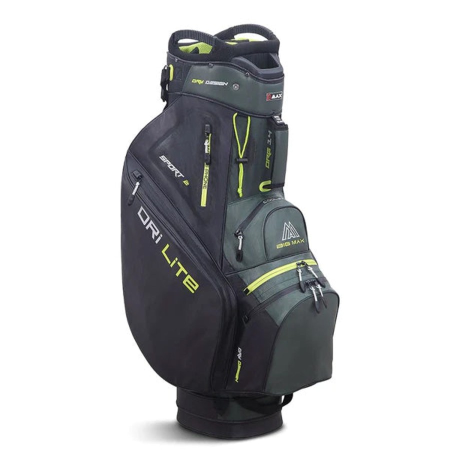 Sacs Bigmax Sacs De Golf Chariot | Sac Chariot Drilite Sport 2 Forest Black Lime