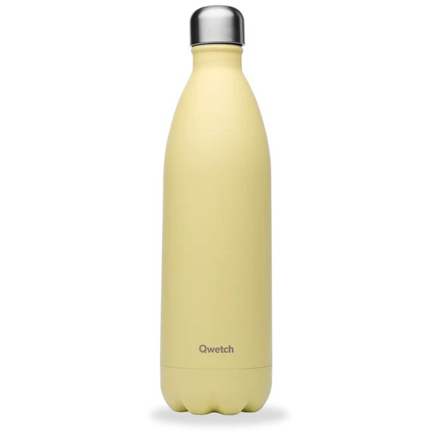 Accessoires & Montres Qwetch Gourdes Et Bouteilles | Bouteille Isotherme Inox Pastel Citron Givre 1L