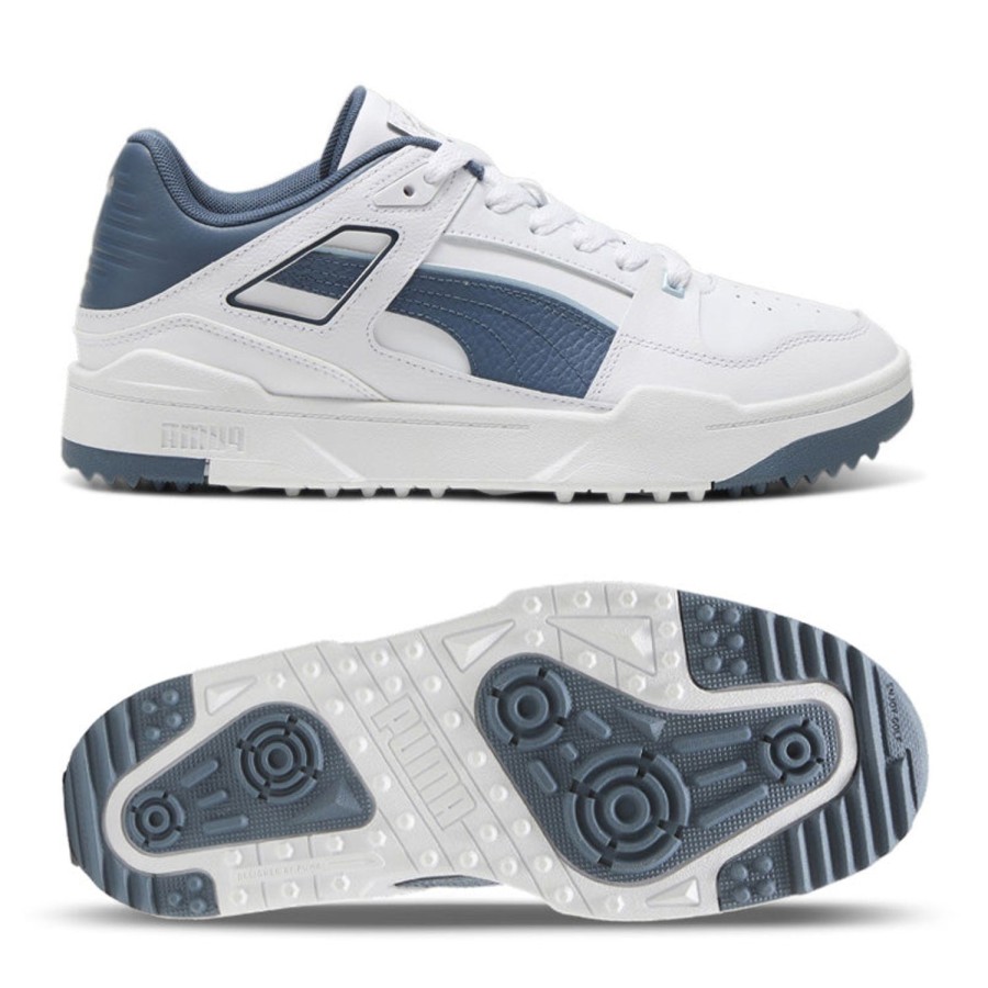 Chaussures Puma Chaussures De Golf Homme | Slipstream White-Evening Sky Homme