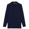 Vetements Lacoste Polos | Baselayer Navy Homme