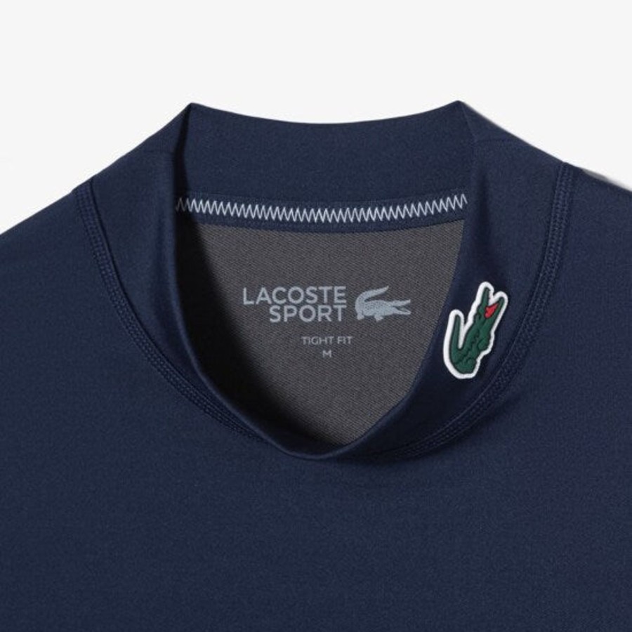 Vetements Lacoste Polos | Baselayer Navy Homme