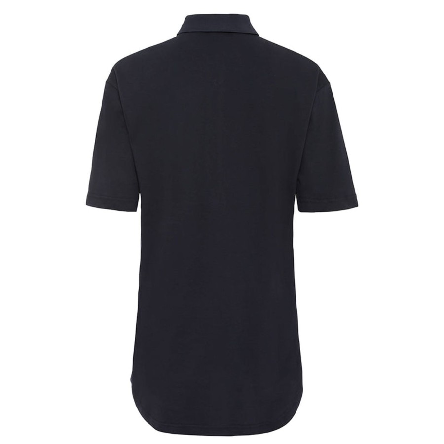 Vetements Golfino Polos | Polo Coton Melange 6337022E1 Marine/580 Femme