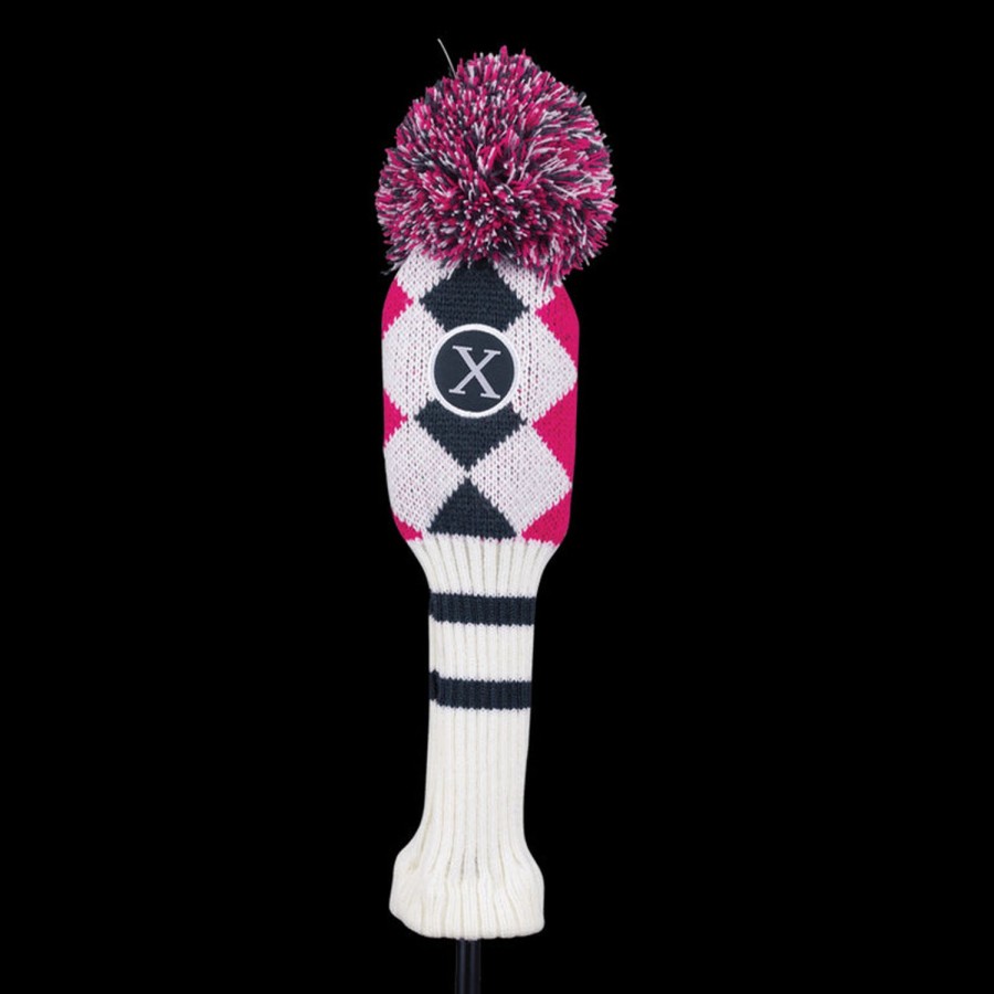 Accessoires & Montres Callaway Golf Couvre-Clubs | Couvre Club Bois Pompom White Pink Grey