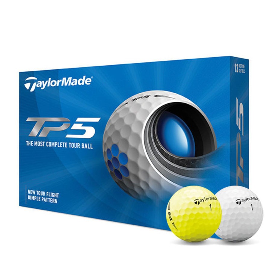 Balles TaylorMade Balles De Golf Taylormade | 12 Balles De Golf Tp5