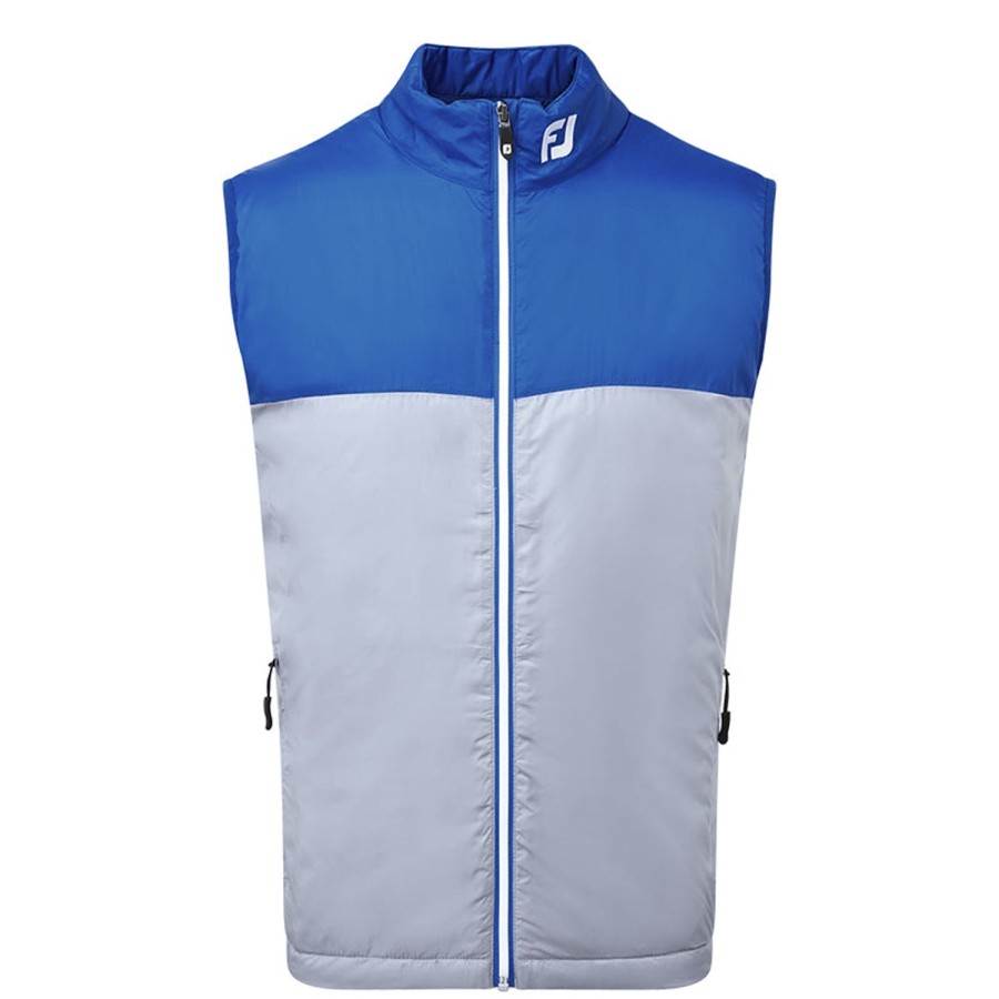 Vetements FootJoy Vestes Et Coupe-Vent | Veste Sans Manches Lightweight Thermal Blue Homme