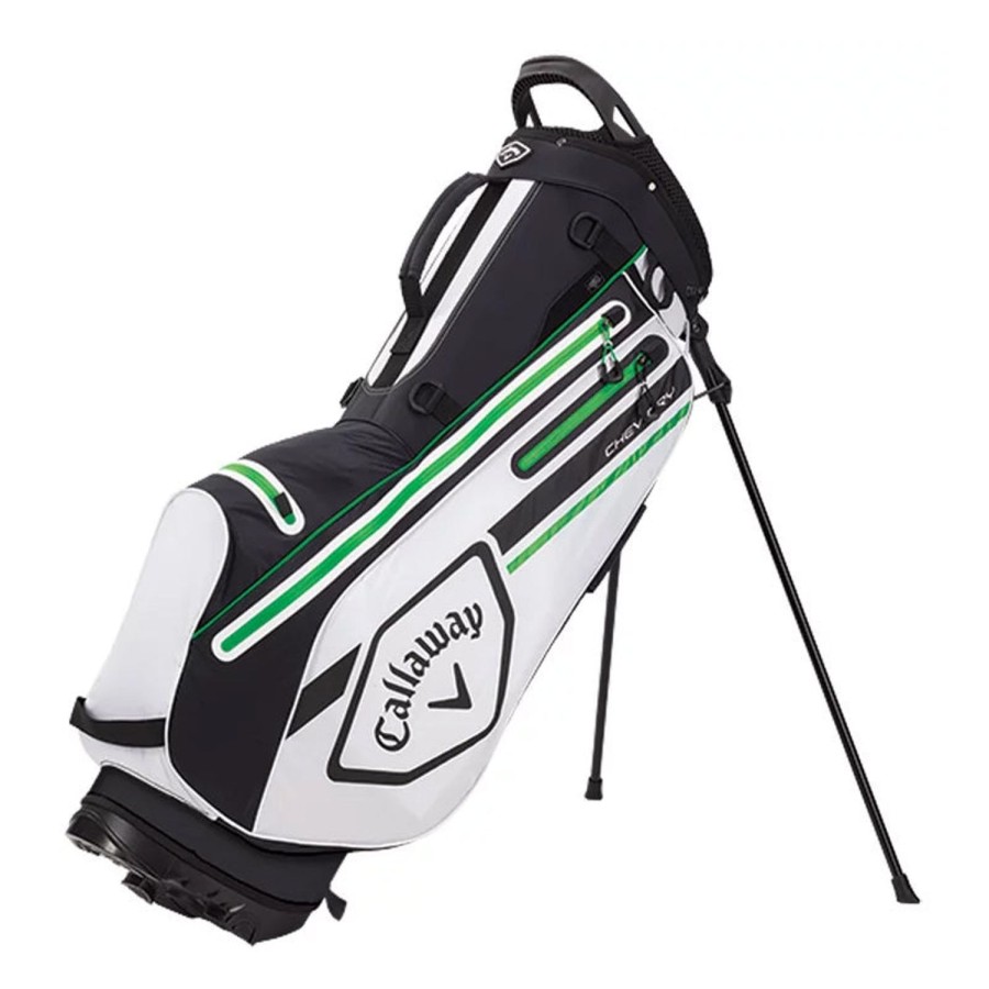 Sacs Callaway Golf Sacs De Golf Trepied | Sac Trepied Chev Dry White Black Green