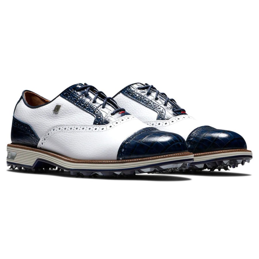 Chaussures FootJoy Chaussures De Golf Homme | Premiere Series Tarlow 53904 Blanc Homme