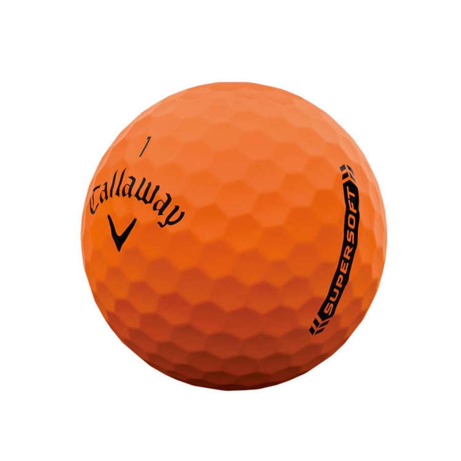 Balles Callaway Golf Balles De Golf Callaway | 12 Balles De Golf Supersoft Orange Mat