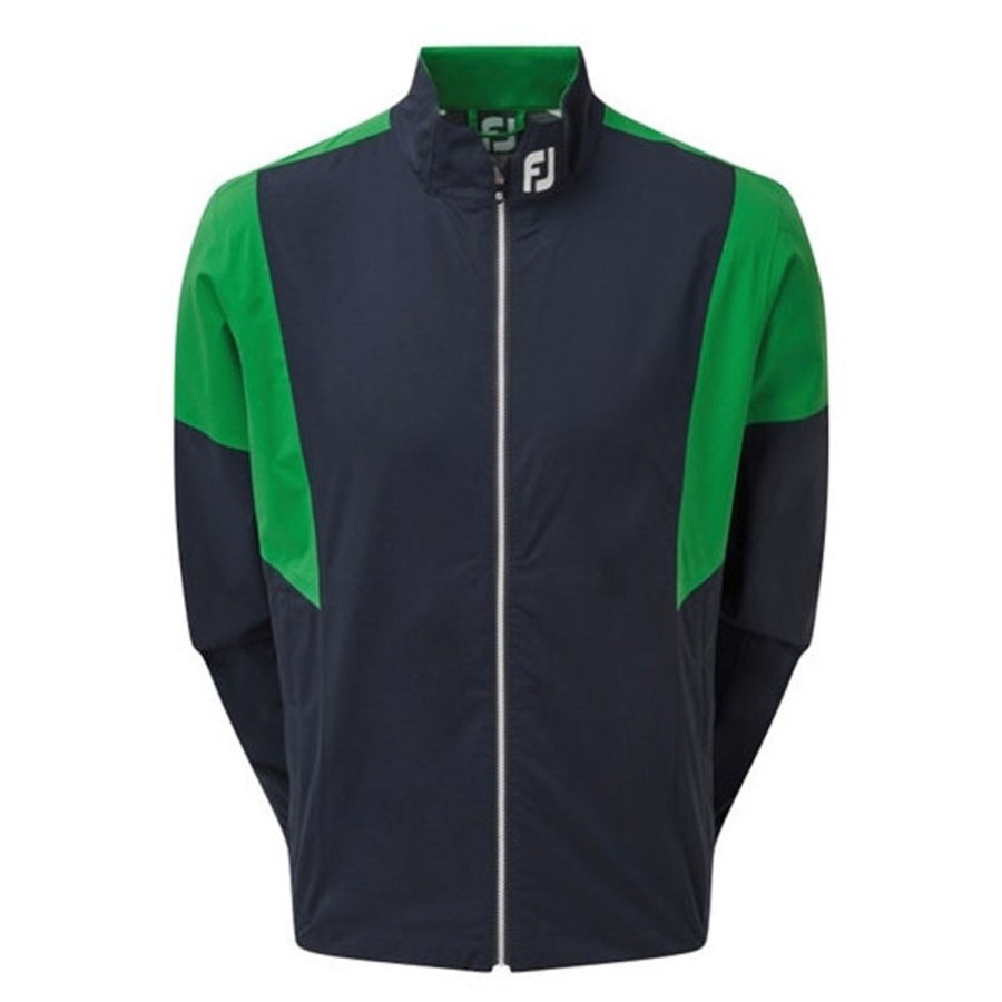 Vetements FootJoy Vestes Et Coupe-Vent | Veste De Pluie Fj Hydrolite V2 Navy Green Homme