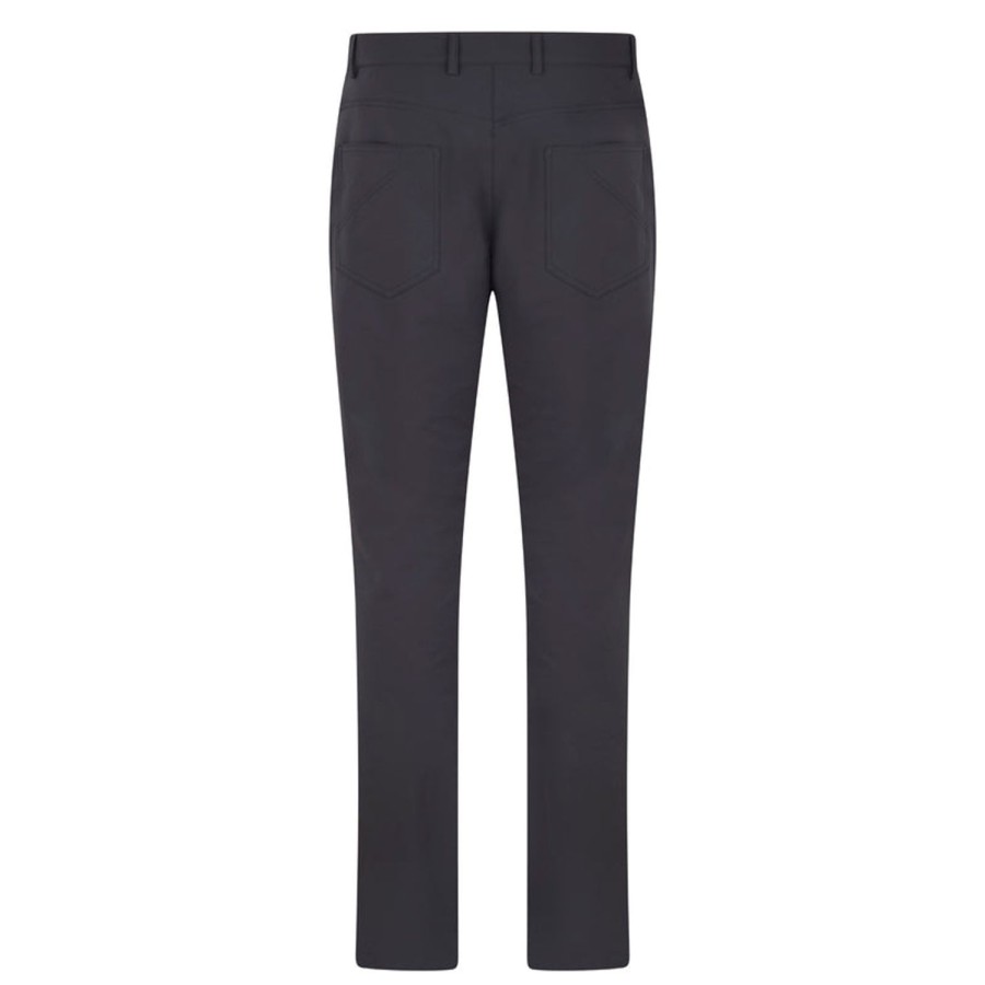 Vetements Golfino Pantalons | Pantalon Thermo Stretch Grey Storm Homme