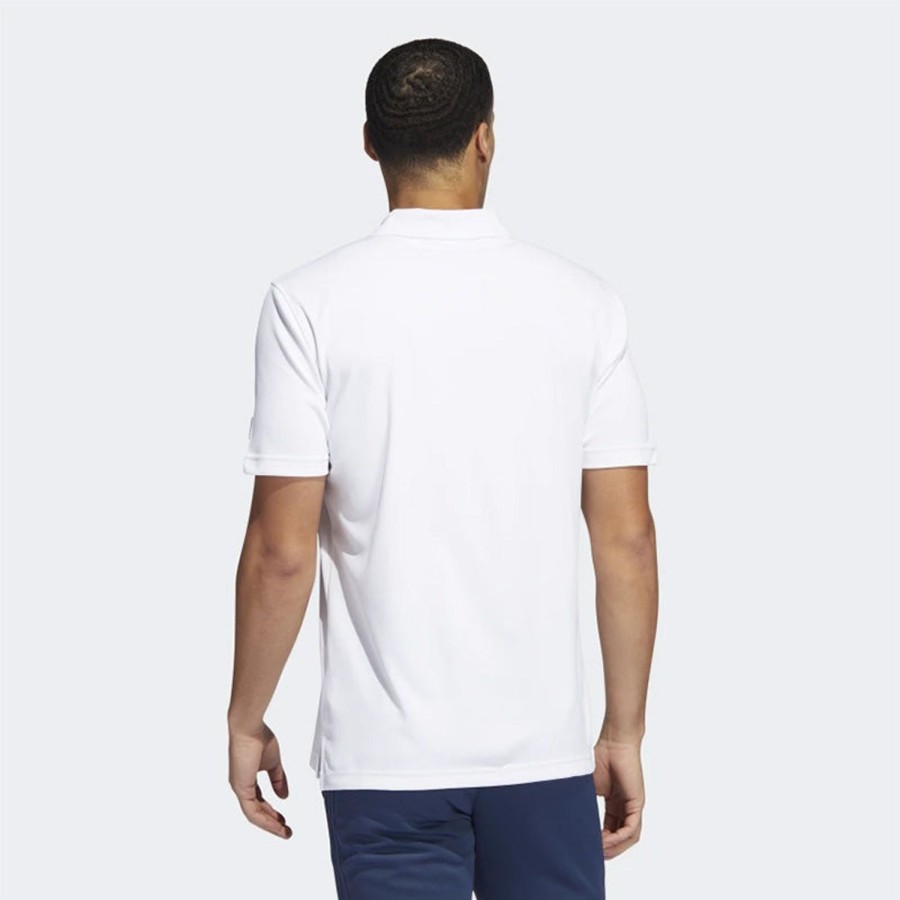 Vetements Adidas Polos | Polo Go-To Recycled Ha6109 E2 Blanc Homme