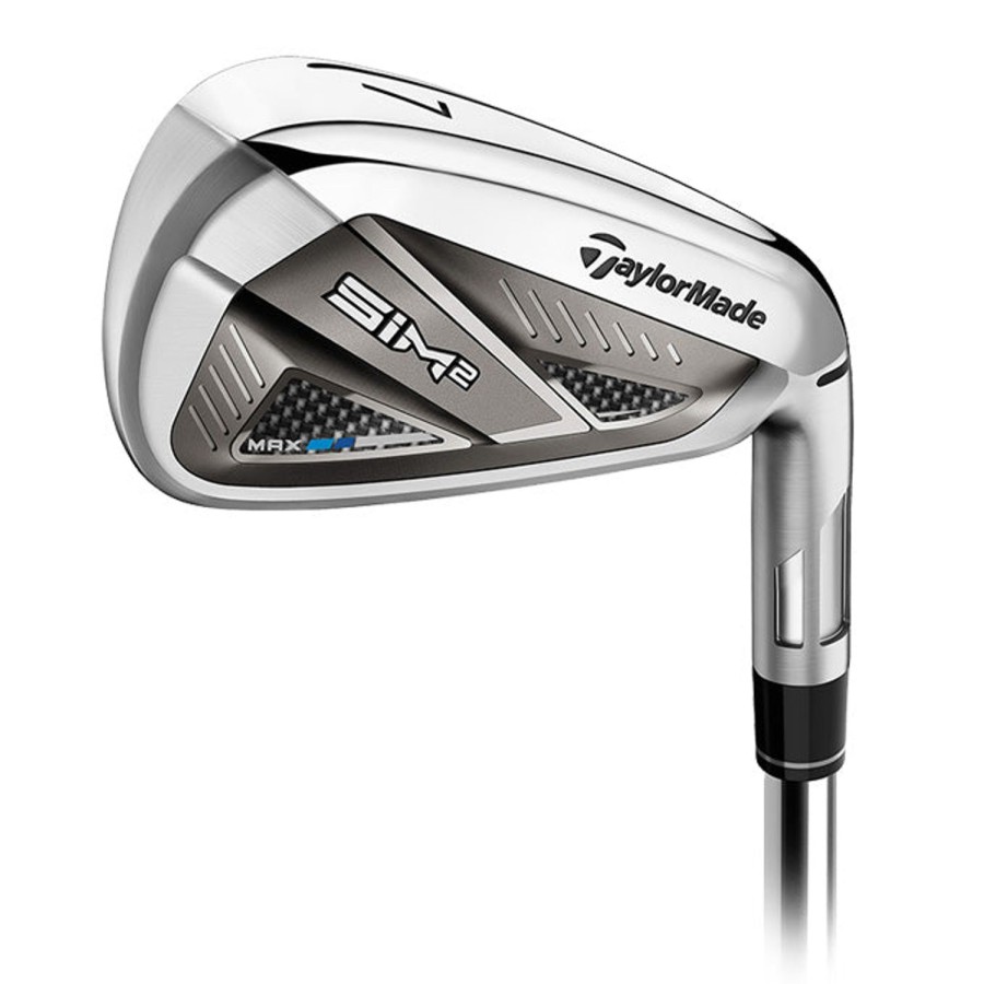 Clubs TaylorMade Fers De Golf A L'Unite | Fers A L'Unite Sim2 Max Acier | Droitier