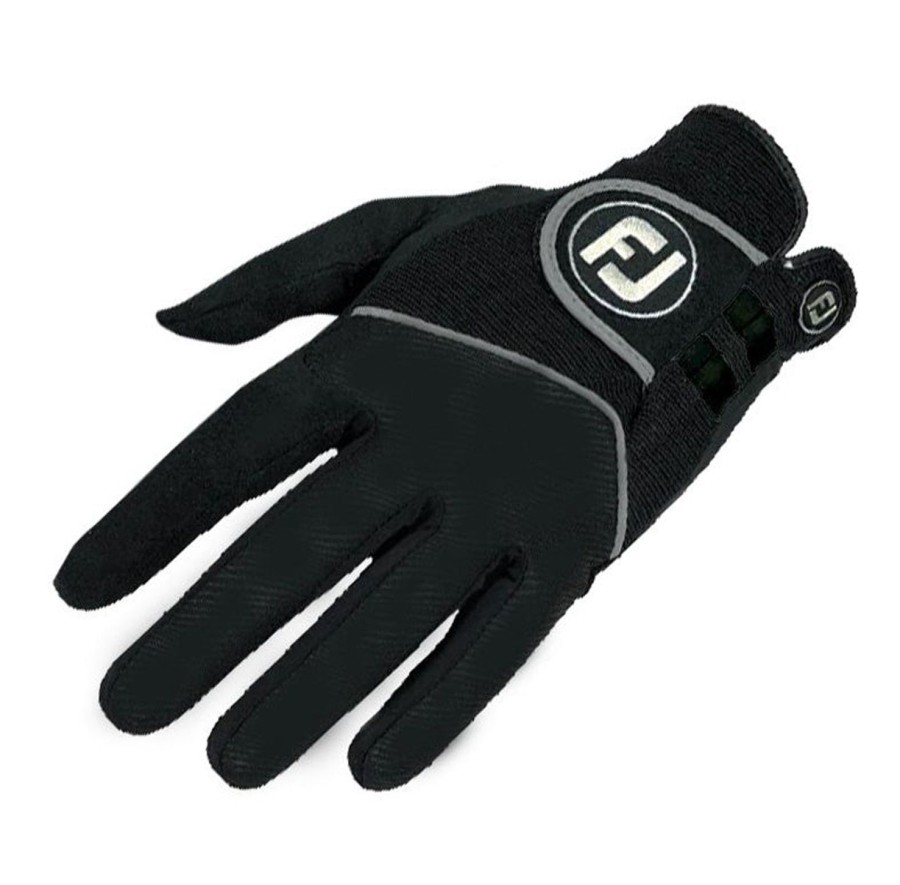 Gants FootJoy Gants De Golf Homme | Gant Raingrip 66558 Noir Homme