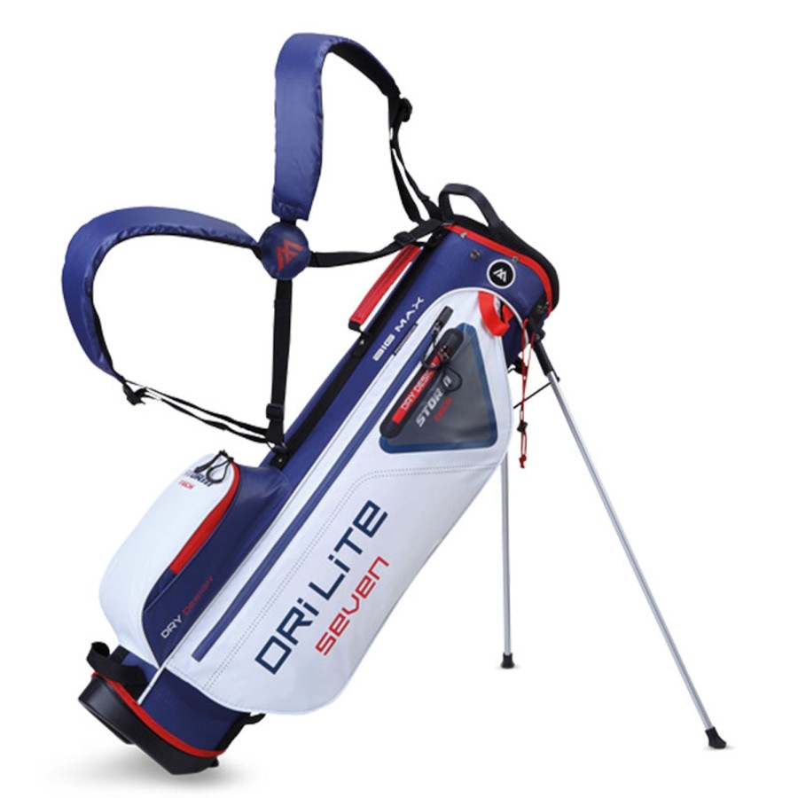 Sacs Bigmax Sacs De Golf Trepied | Sac Trepied Drilite Seven White Navy Red