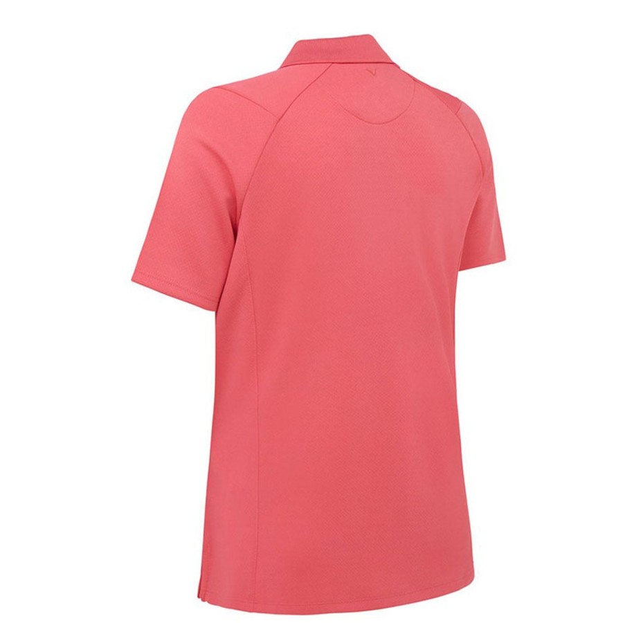 Vetements Callaway Golf Polos | Polo Swing Tech Solid Knit Fruit Dove Femme