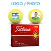 Balles Titleist Balles De Golf Personnalisees | 12 X12 Balles Dt Trufeel Jaunes Logotees