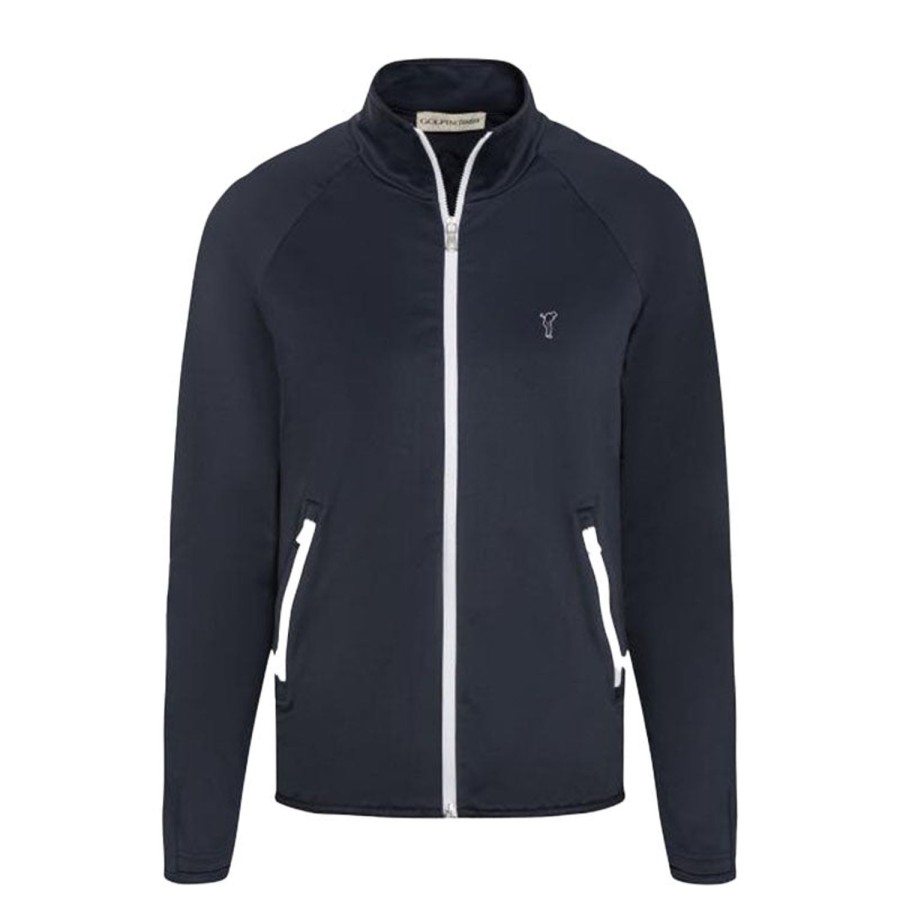 Vetements Golfino Veste Et Coupe-Vent | Veste De Golf The Agostina Navy Femme