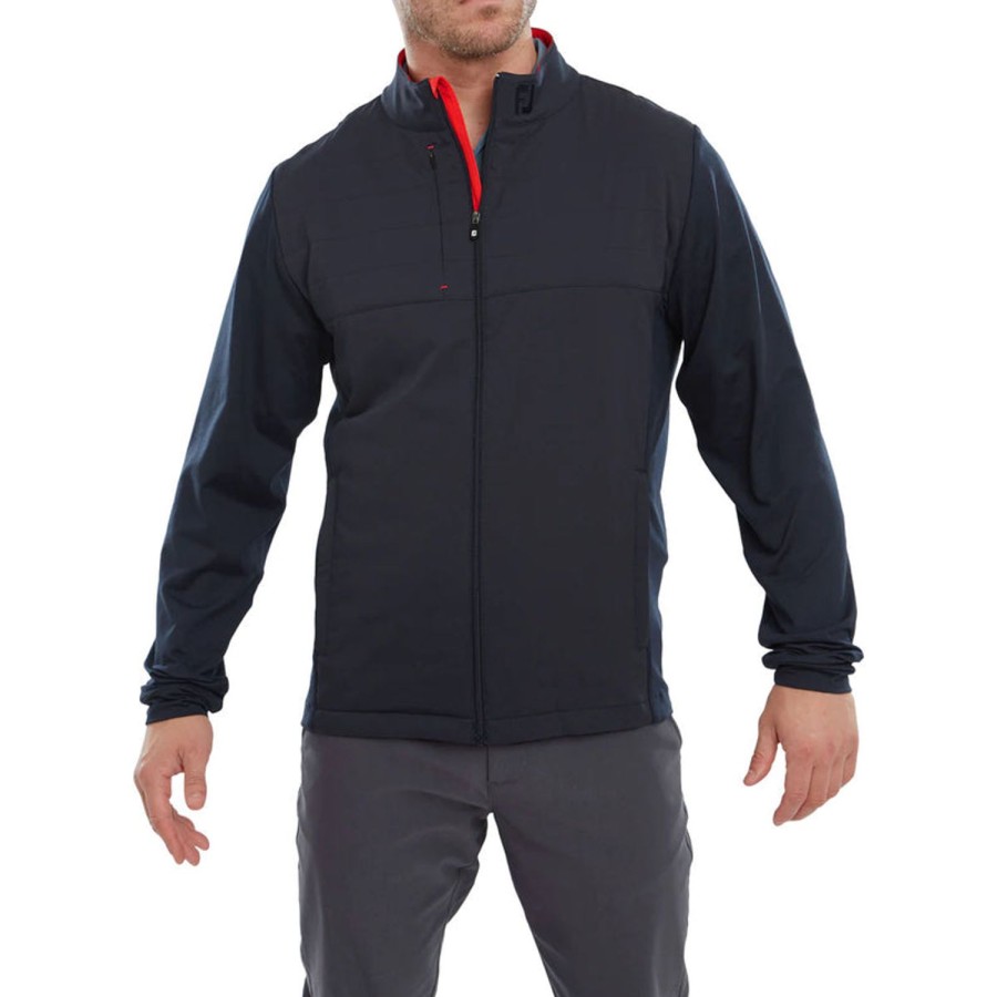 Vetements FootJoy Vestes Et Coupe-Vent | Veste Hybride Navy Homme