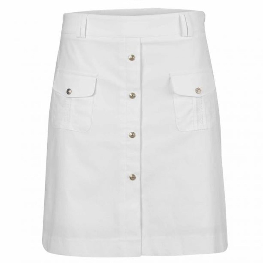 Vetements Golfino Jupes, Shorts, Pantacourts Et Robes | Jupe Short Anti Uv 6365524E1 Blanc Femme