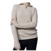 Vetements Daily Sports Pulls Et Sweats | Pull Olivet Beige Raw Femme