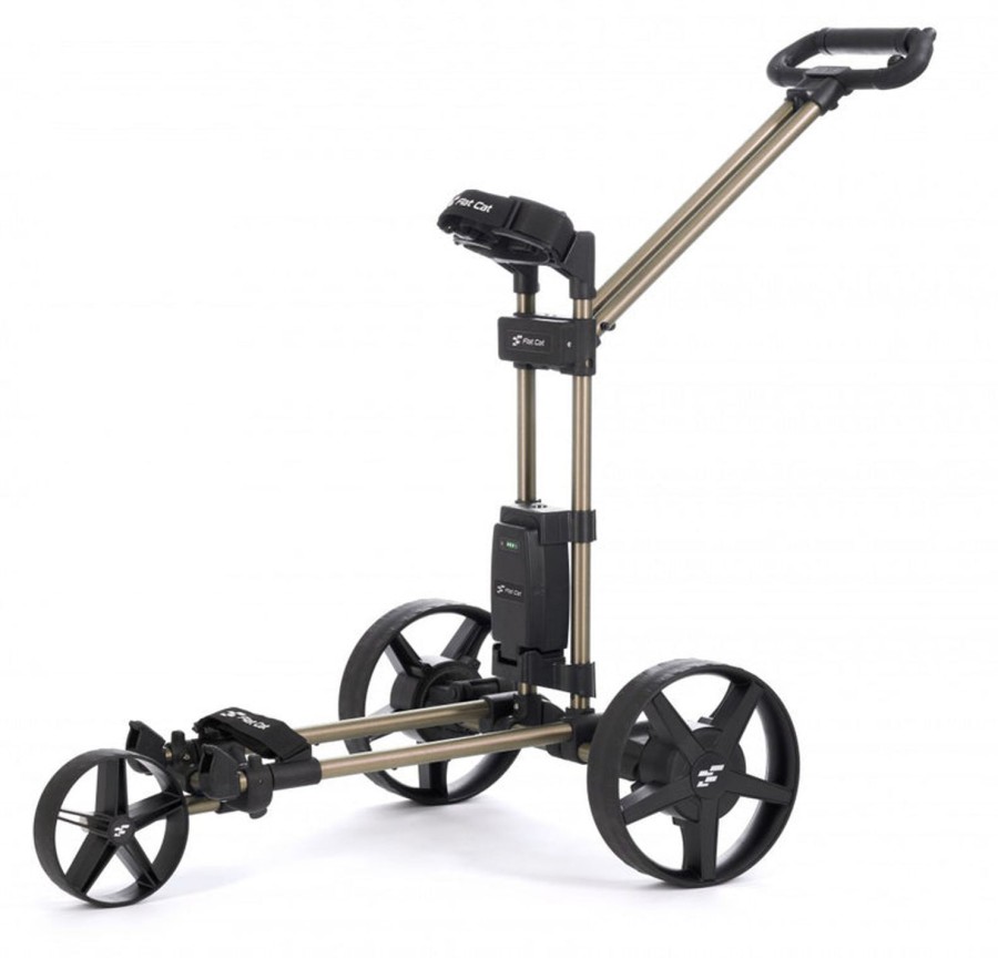 Chariots Flat Cat Chariots De Golf Electriques | Touch Hybrid Bronze (Freins Moteur)