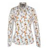 Vetements Callaway Golf Polos | Polo Manches Longues Geo Printed White Femme