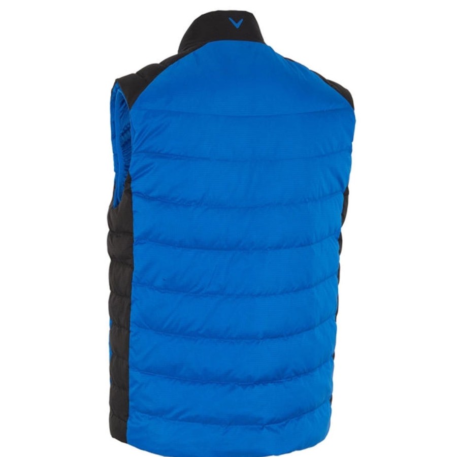 Vetements Callaway Golf Vestes Et Coupe-Vent | Gilet Matelasse Sans Manche Black Blue Homme